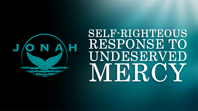 Self-righteous response to Undeserved Mercy sermon title image from Gospel Light Christian Church